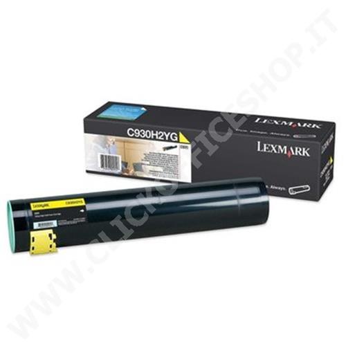 TONER LEXMARK C930H2YG (24.000PG) GIALLO - ORIGINALE